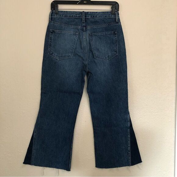 3x1 Higher Ground Gusset Cropped Flared Jeans Size 25 in Elvia 70s Boho Gypsy - Picture 4 of 15